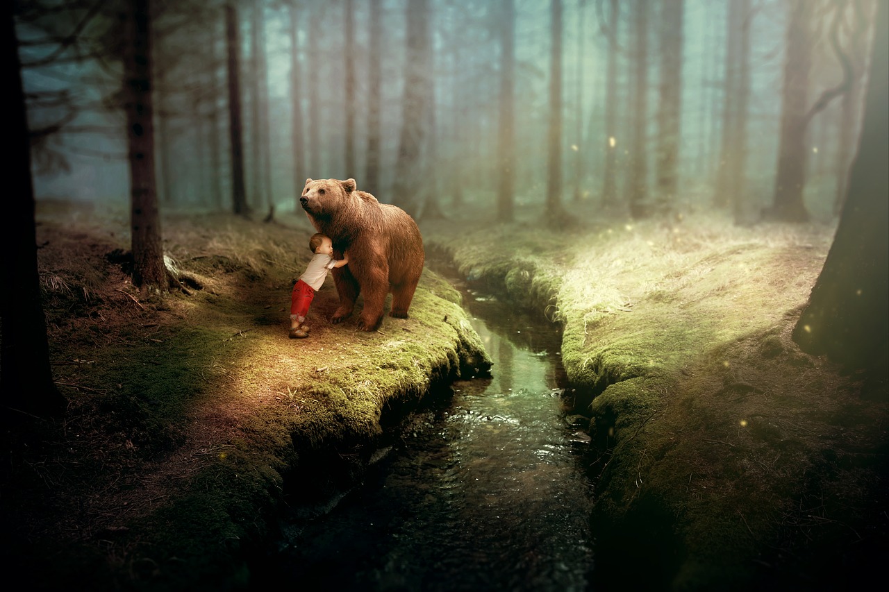 fantasy-bear-forest